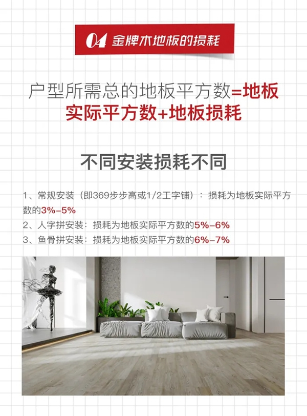 金牌木门 | 木地板科普帖NO.2—关于木地板辅料、测量、安装说明、损耗、下单